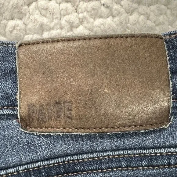 Paige Jeans Men’s 34x32 Dark Blue Slim Straight Classic Fit Soft Stretch Denim - Picture 5 of 14